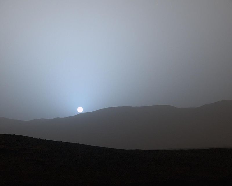 Рассвет на марсе фото