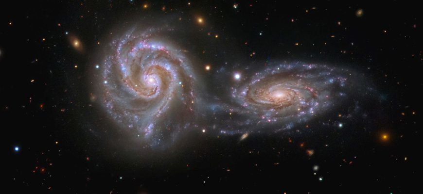 Столкновение галактик, Андромеды и Млечного пути